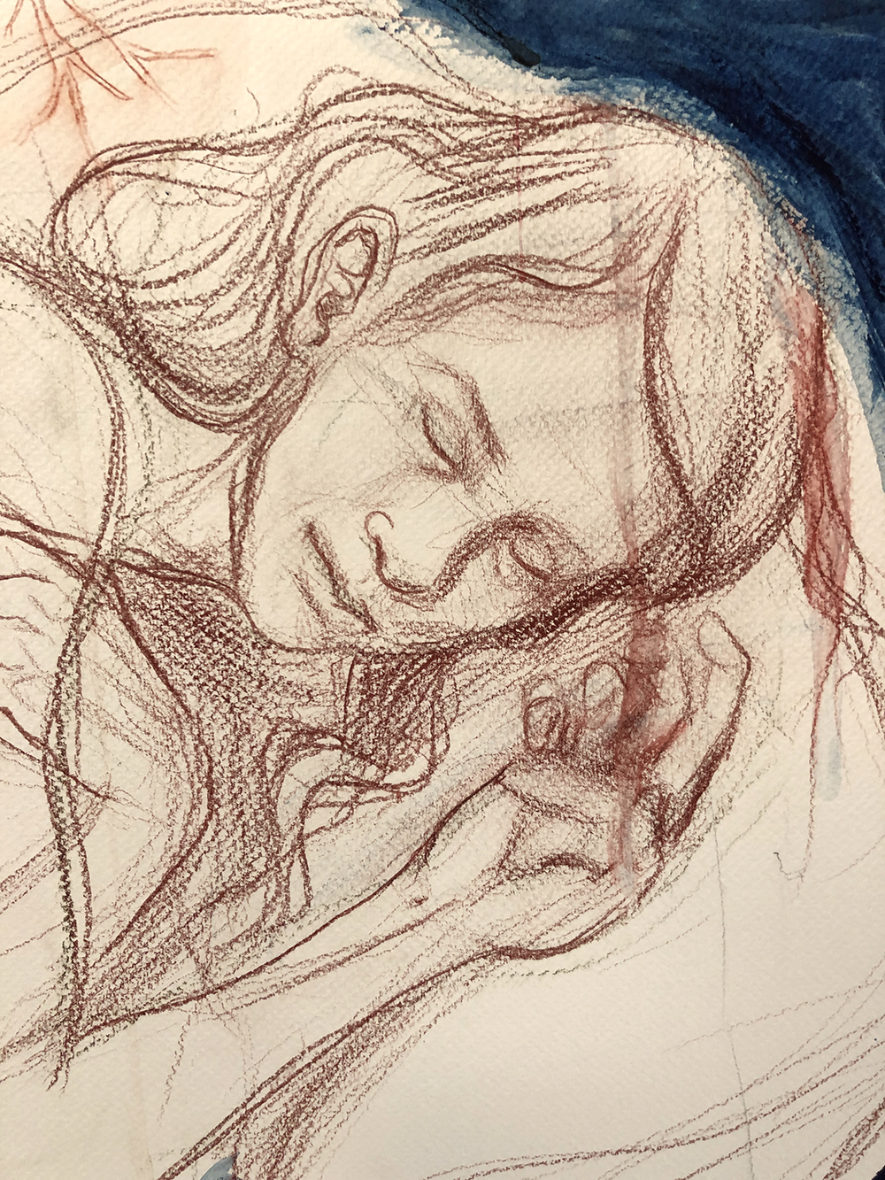 Detail from Collaborative Wall Drawing, 2019